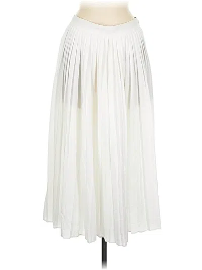 Pre-owned Vince Formal Skirt In White