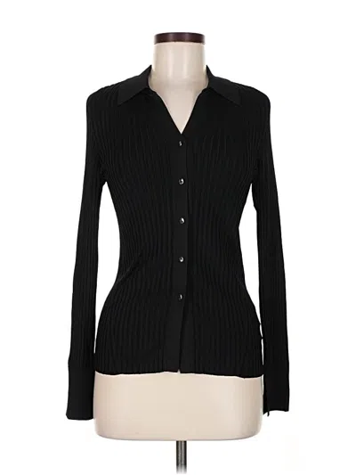 Pre-owned Comme Moi Cardigan Sweater In Black