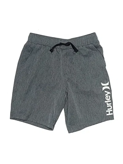 Pre-owned Hurley Kids'  Athletic Shorts In Gray
