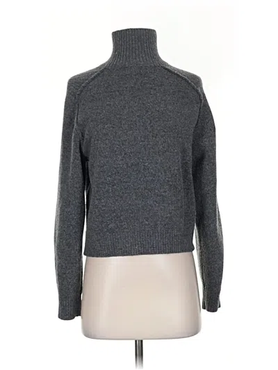 Pre-owned H&m Turtleneck Sweater In Gray
