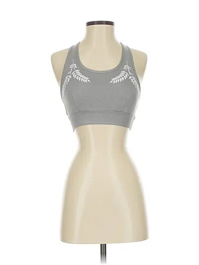 Pre-owned Alala Sports Bra In Silver