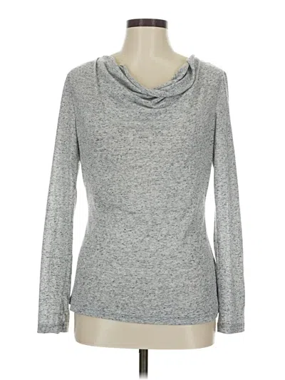 Pre-owned Amber Sun Long Sleeve T-shirt In Gray