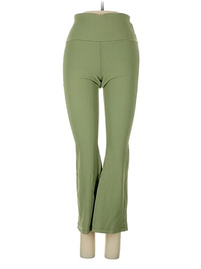 Pre-owned Athleta Active Pants In Green