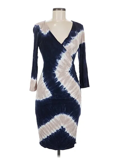 Pre-owned Inc International Concepts Cocktail Dress In Blue