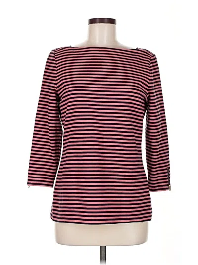 Pre-owned Talbots 3/4 Sleeve T-shirt In Red