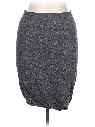 Pre-owned Lululemon Athletica Casual Skirt In Gray