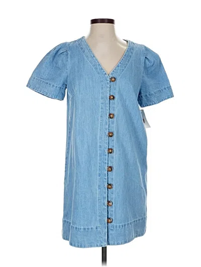 Cece Casual Dress In Blue