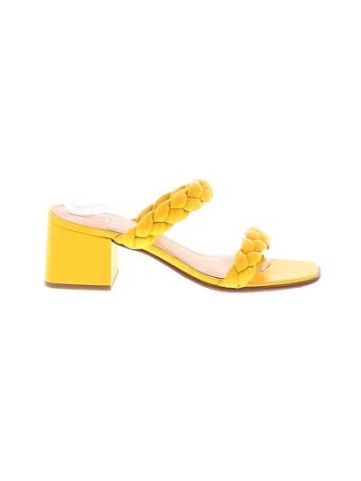 Pre-owned Kate Spade New York Sandals In Yellow
