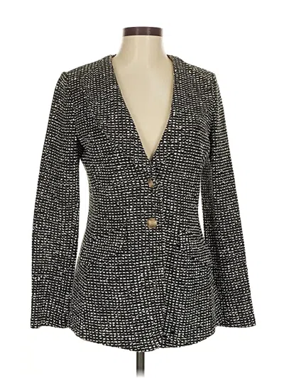 Pre-owned St John Blazer Jacket In Gold