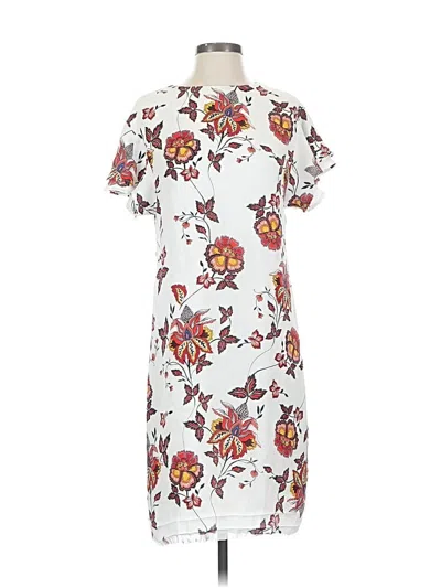 Pre-owned H&m Casual Dress In White