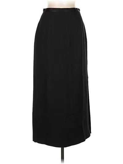 Pre-owned Laura Ashley Formal Skirt In Black