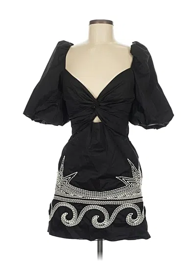 Pre-owned Johanna Ortiz Cocktail Dress In Black