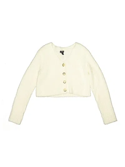 Pre-owned Art Class Kids' Cardigan Sweater In White