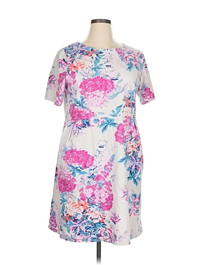 Pre-owned Joules Casual Dress In White