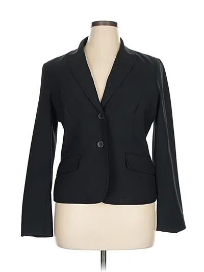 Pre-owned Anne Klein Blazer Jacket In Black