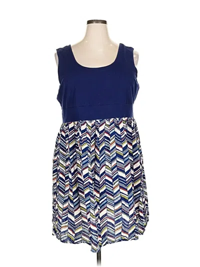 Pre-owned Torrid Casual Dress In Blue