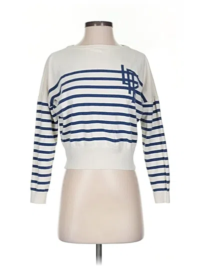 Pre-owned Polo Ralph Lauren Pullover Sweater In White