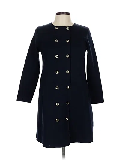 Pre-owned Zara Coat In Blue