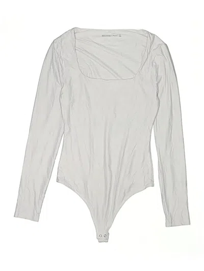 Pre-owned Abercrombie & Fitch Bodysuit In Silver