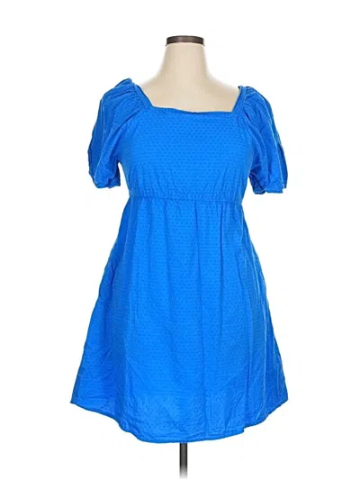 Pre-owned Michelle Mcdowell Casual Dress In Blue