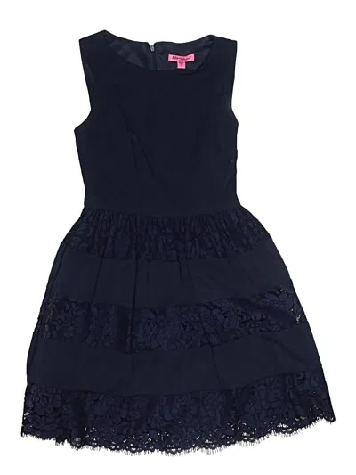 Pre-owned Betsey Johnson Kids' Dress In Blue