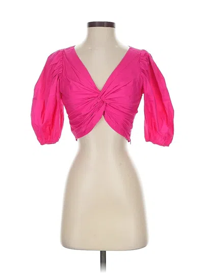 Pre-owned Jason Wu 3/4 Sleeve Blouse In Pink
