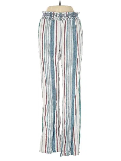 Pre-owned Sky And Sparrow Linen Pants In White