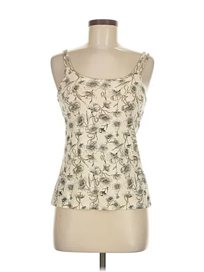 Pre-owned Amoena Tank Top Ivory Strapless Neckline Tops In White