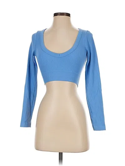 Pre-owned Garage 3/4 Sleeve T-shirt In Blue