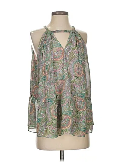 Pre-owned Allsaints Sleeveless Blouse In Green