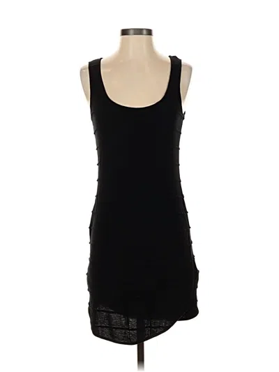 Pre-owned Three Dots Cocktail Dress In Black