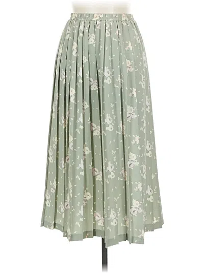 Pre-owned Leslie Fay Casual Skirt In Green