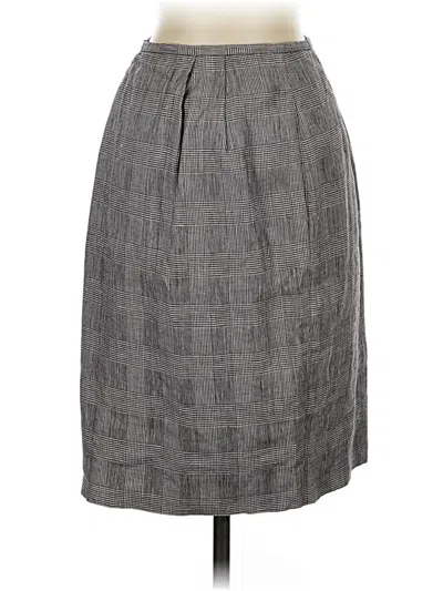 Pre-owned Valerie Stevens Casual Skirt In Gray
