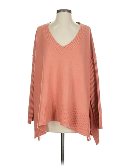 Free People Pullover Sweater In Orange