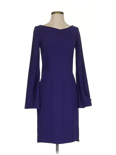 Pre-owned Elie Tahari Cocktail Dress In Purple