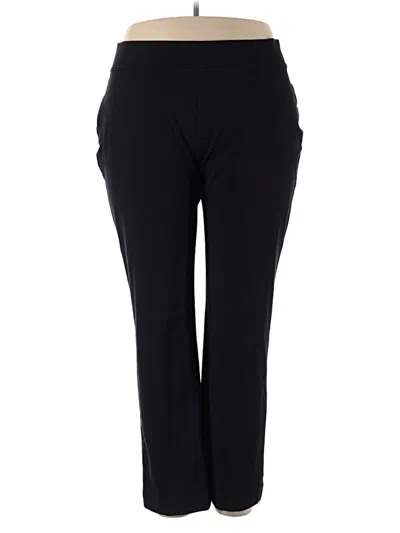 Pre-owned Lands' End Active Pants In Black
