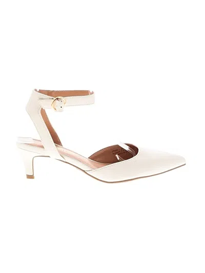 Pre-owned Dream Pairs Heels In White