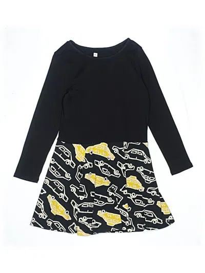 Pre-owned Tea Kids' Dress In Black