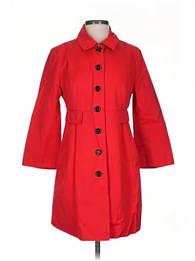 Pre-owned Black Rivet Coat In Red