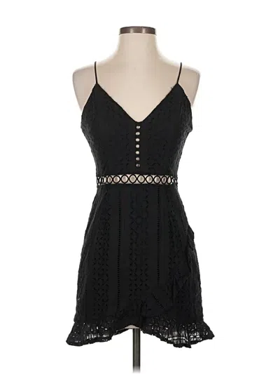 Pre-owned Blue Blush Casual Dress In Black