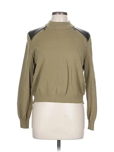 Pre-owned Dkny Jeans Turtleneck Sweater In Green