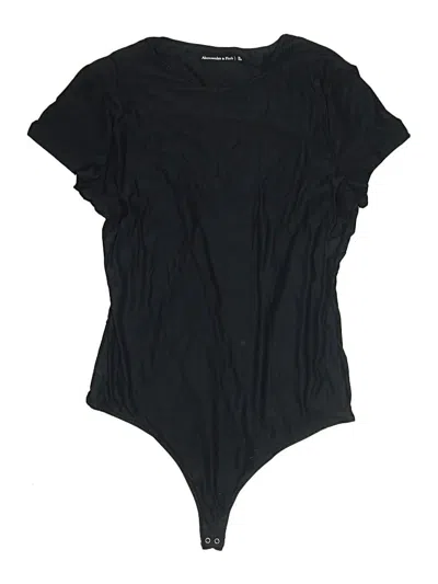Pre-owned Abercrombie & Fitch Bodysuit In Black
