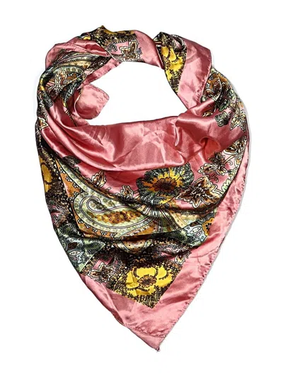 Pre-owned Unbranded Scarf In Pink