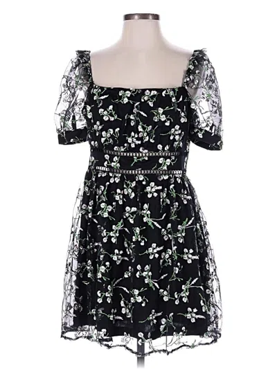 Pre-owned Lulus Cocktail Dress In Black