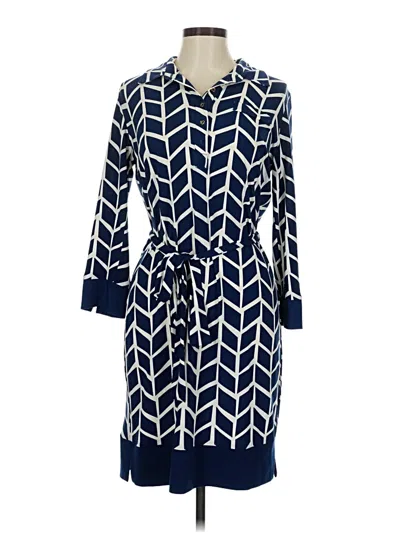 Pre-owned Donna Morgan Casual Dress In Blue