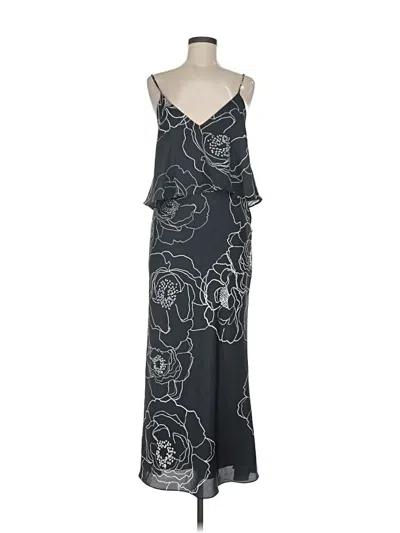 Pre-owned Shona Joy Cocktail Dress In Gray