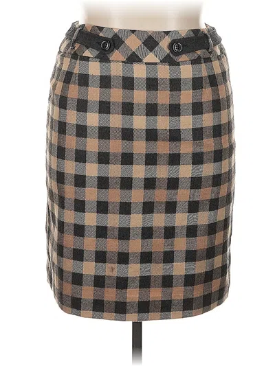 Pre-owned Pendleton Casual Skirt In Brown