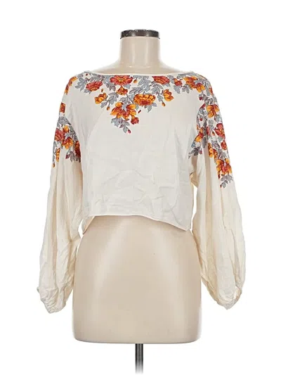 Pre-owned Rachel Zoe 3/4 Sleeve Blouse In White