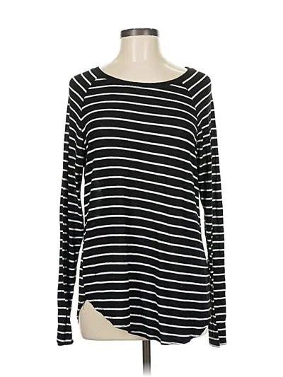 Pre-owned The Sweatshirt Project By French Laundry Long Sleeve T-shirt In Black