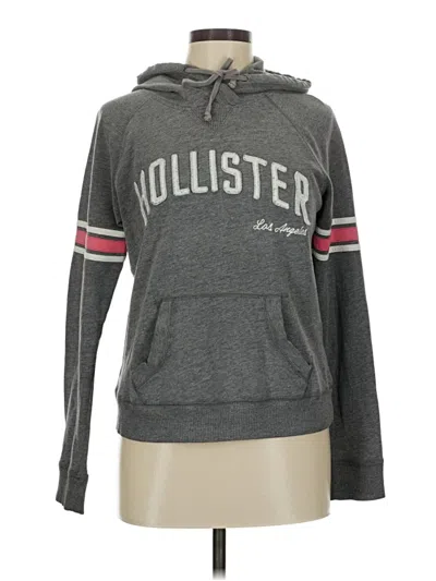 Pre-owned Hollister Sweatshirt In Gray